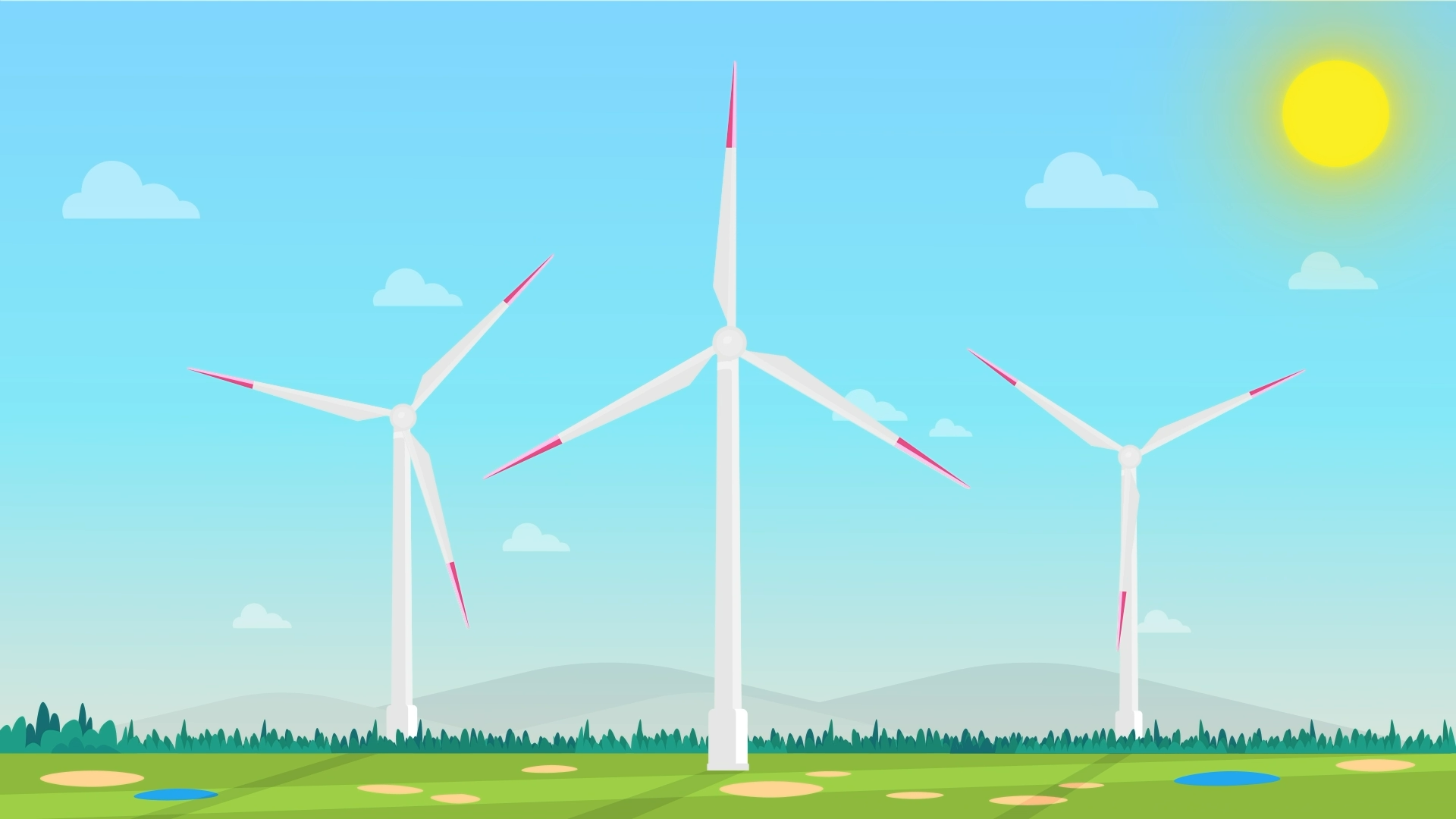renewable companies wind energy lifting solutions animated video production sophiecreatives